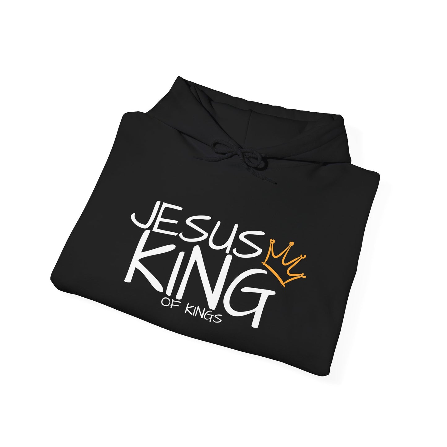 Jesus King Hoodie — Lion & Lamb Christian Pullover