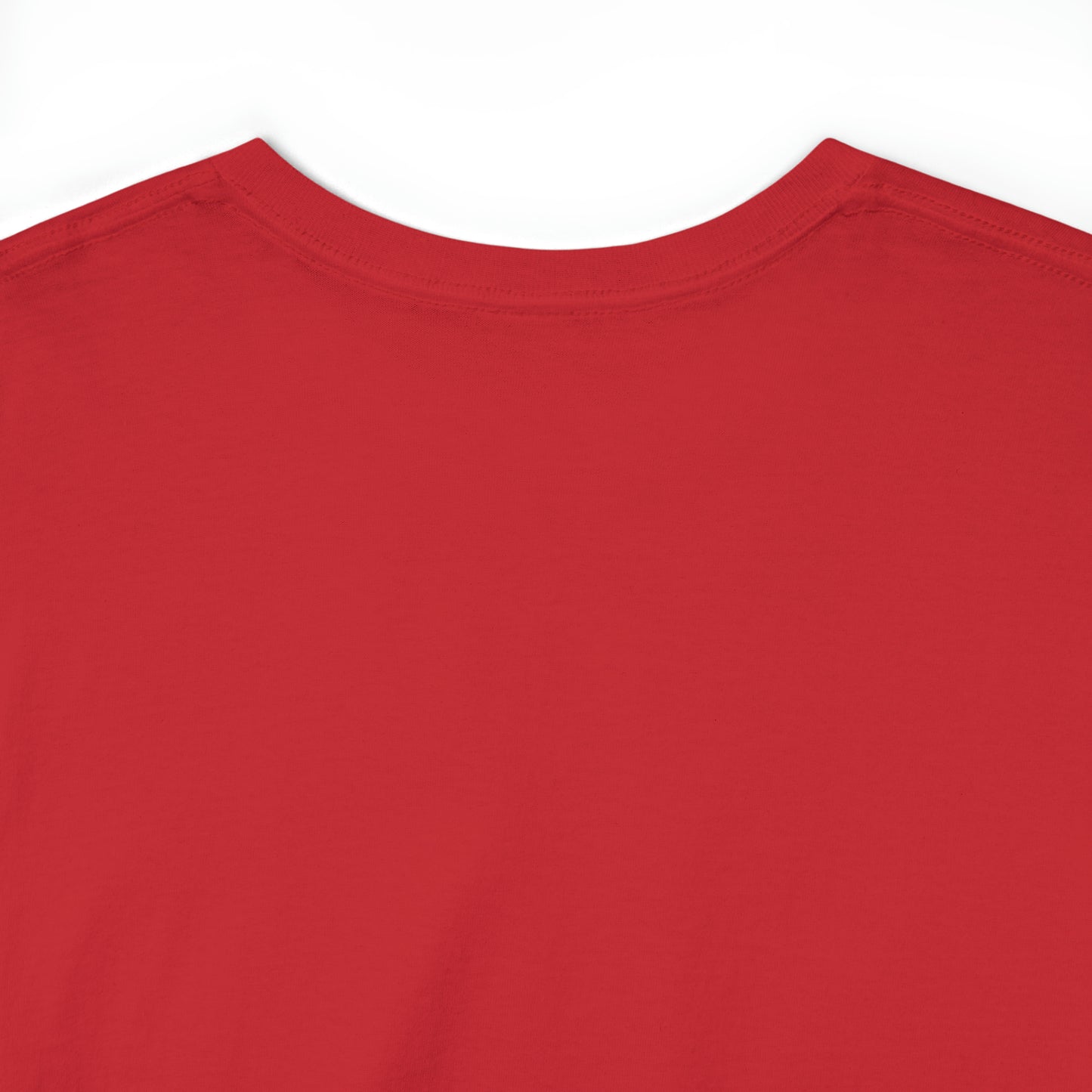 “The Inspire Wear” Unisex Heavy Cotton Tee Black on Red
