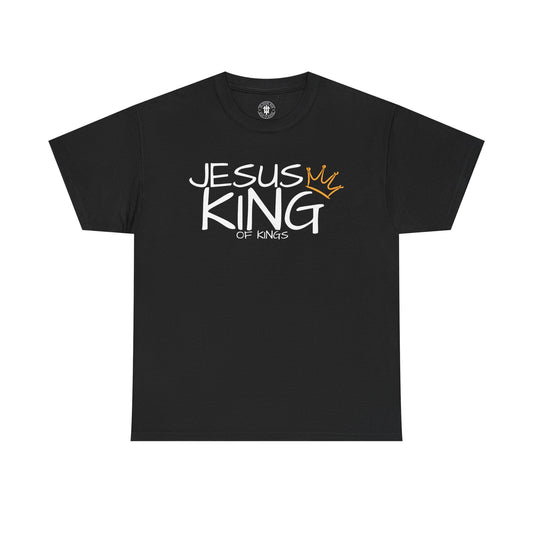 Jesus is King T-Shirt — Lion & Lamb Christian Faith Tee