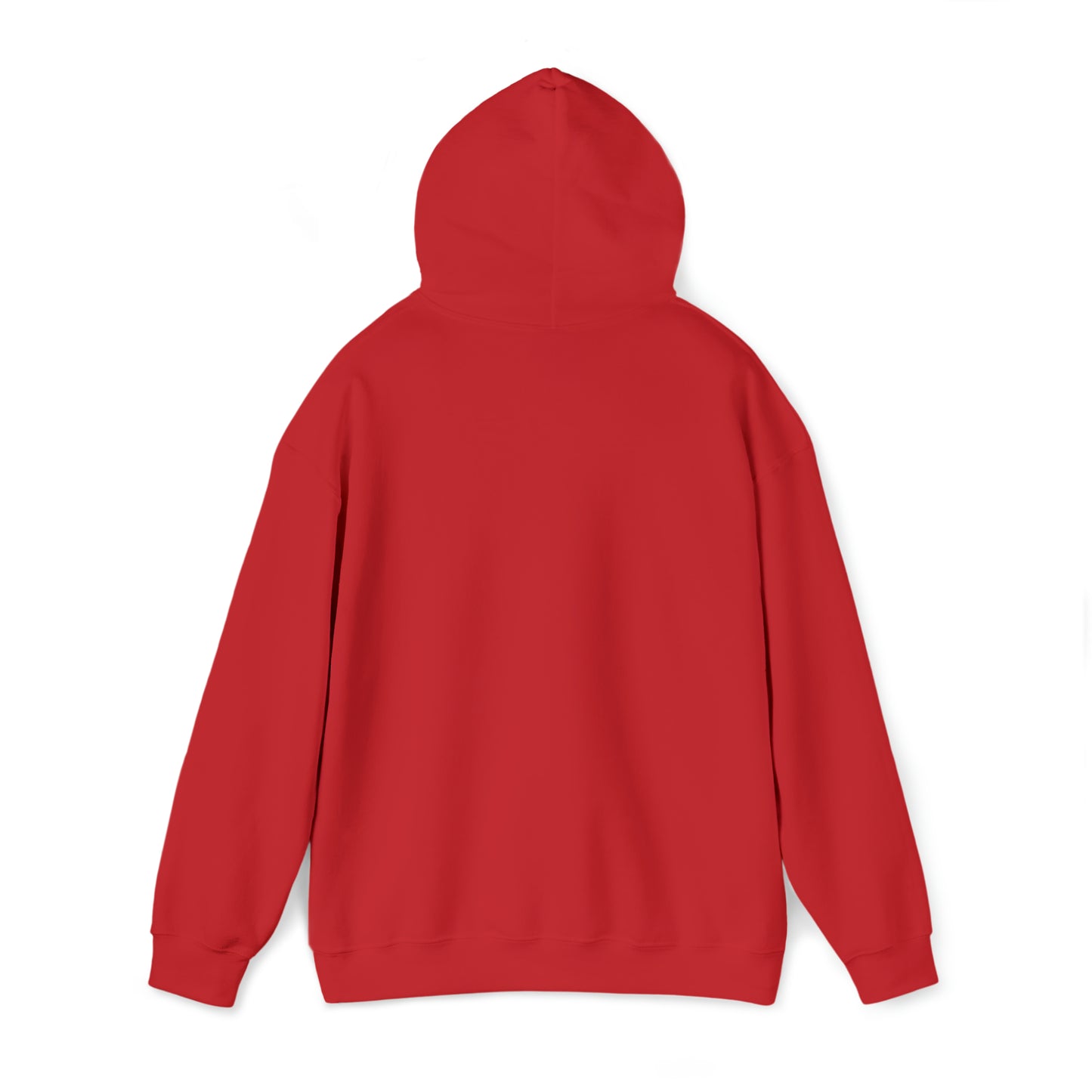 "The Inspire Wear" Hooded Sweatshirt Saved by Grace Black on Red