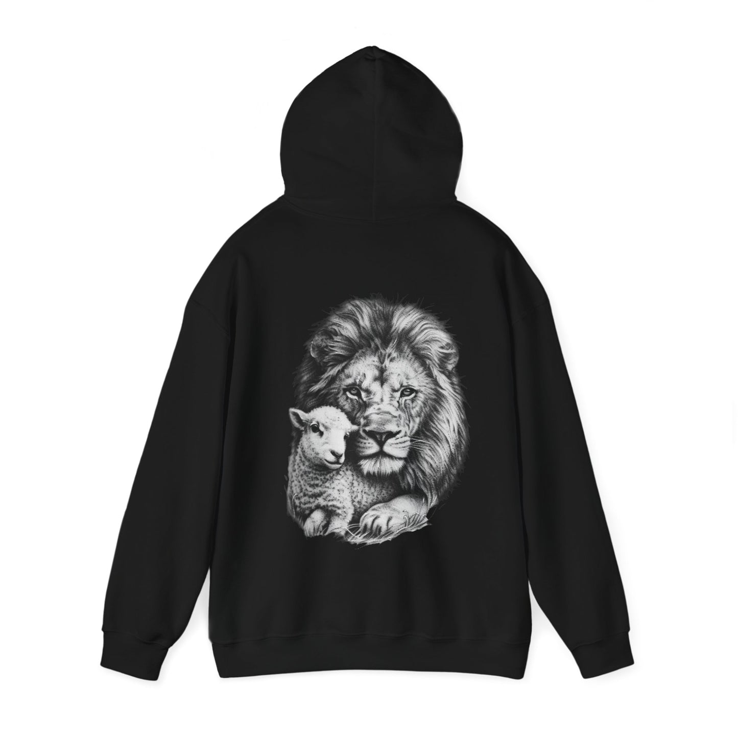 "The Inspire Wear" Hooded Sweatshirt King of Kings "Black"