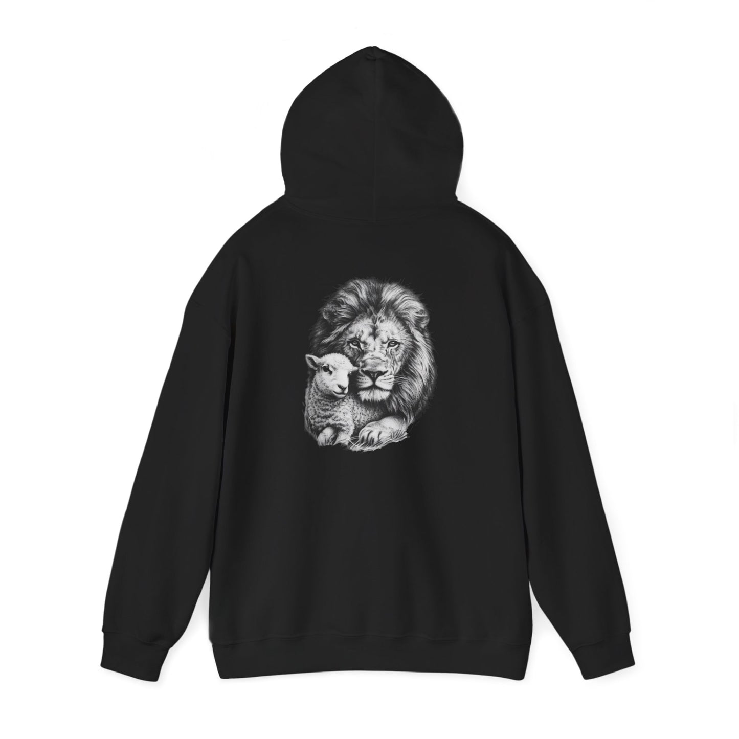 Jesus King Hoodie — Lion & Lamb Christian Pullover