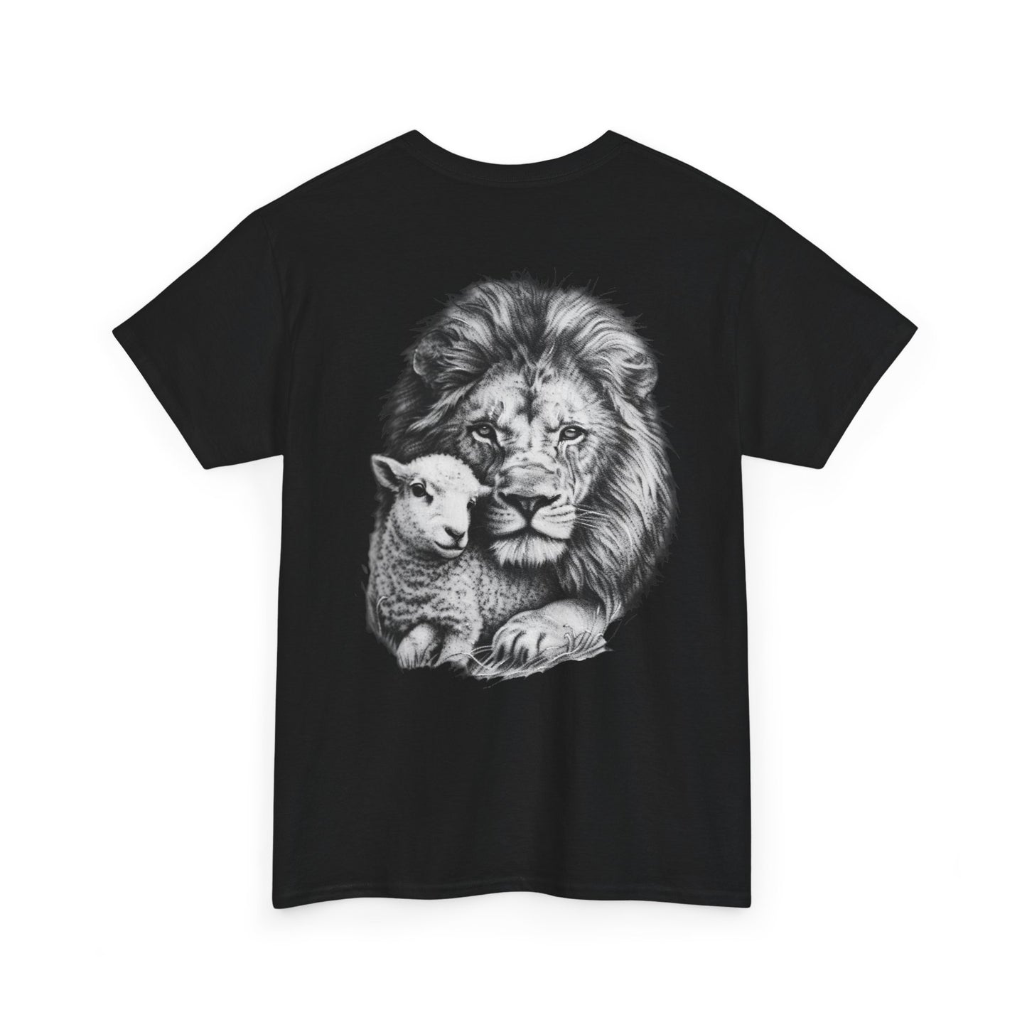 Jesus is King T-Shirt — Lion & Lamb Christian Faith Tee