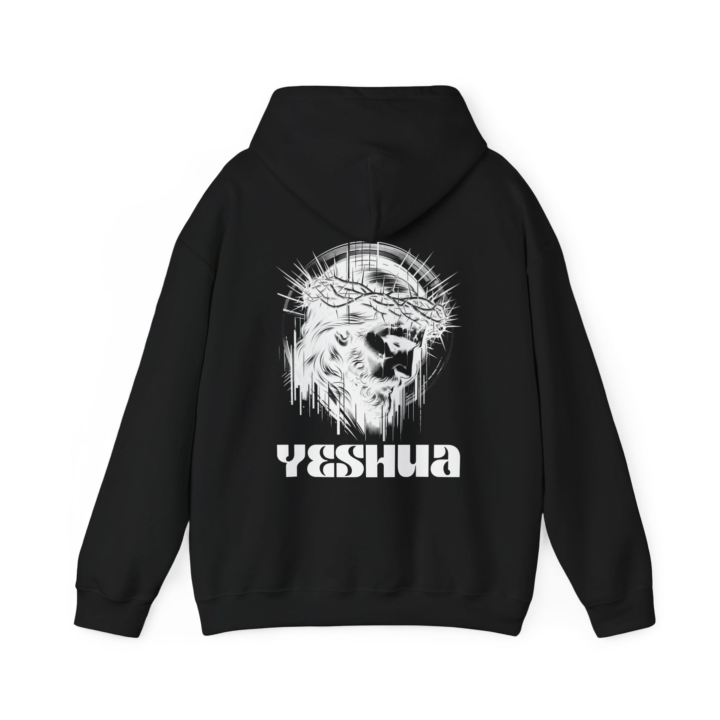 "The Inspire Wear" Hooded Sweatshirt Yeshua "Black"