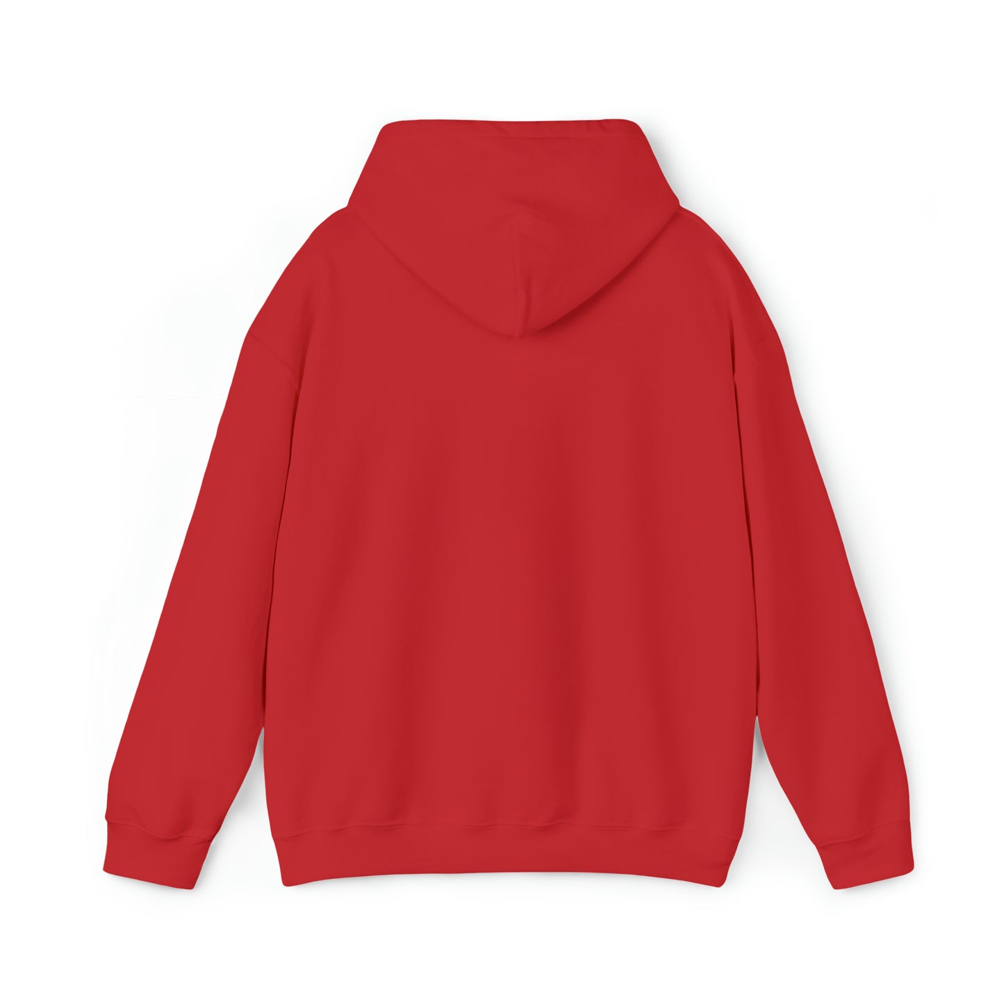 "The Inspire Wear" Hooded Sweatshirt Saved by Grace White on Red