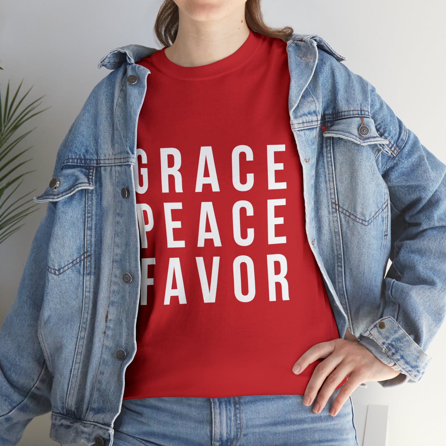 “The Inspire Wear” Unisex Heavy Cotton Tee “Red”