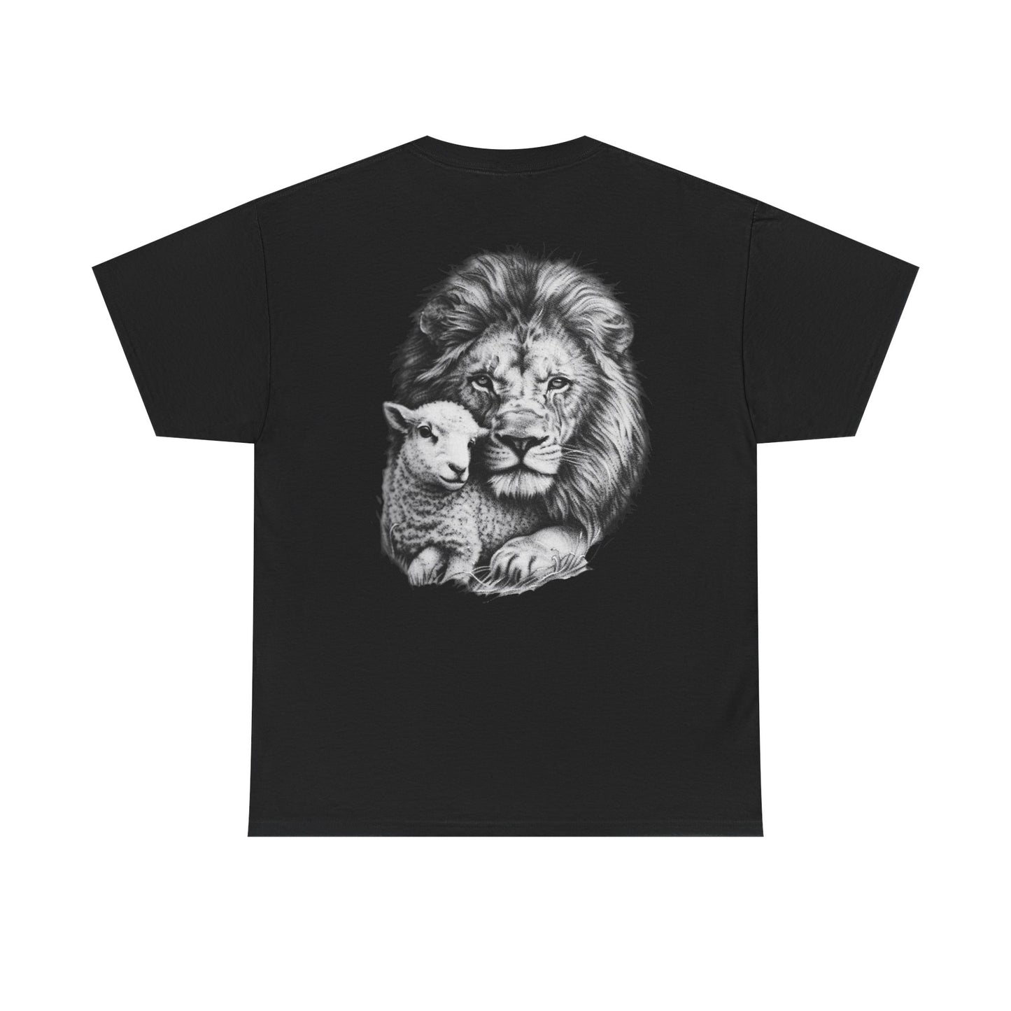 Jesus is King T-Shirt — Lion & Lamb Christian Faith Tee