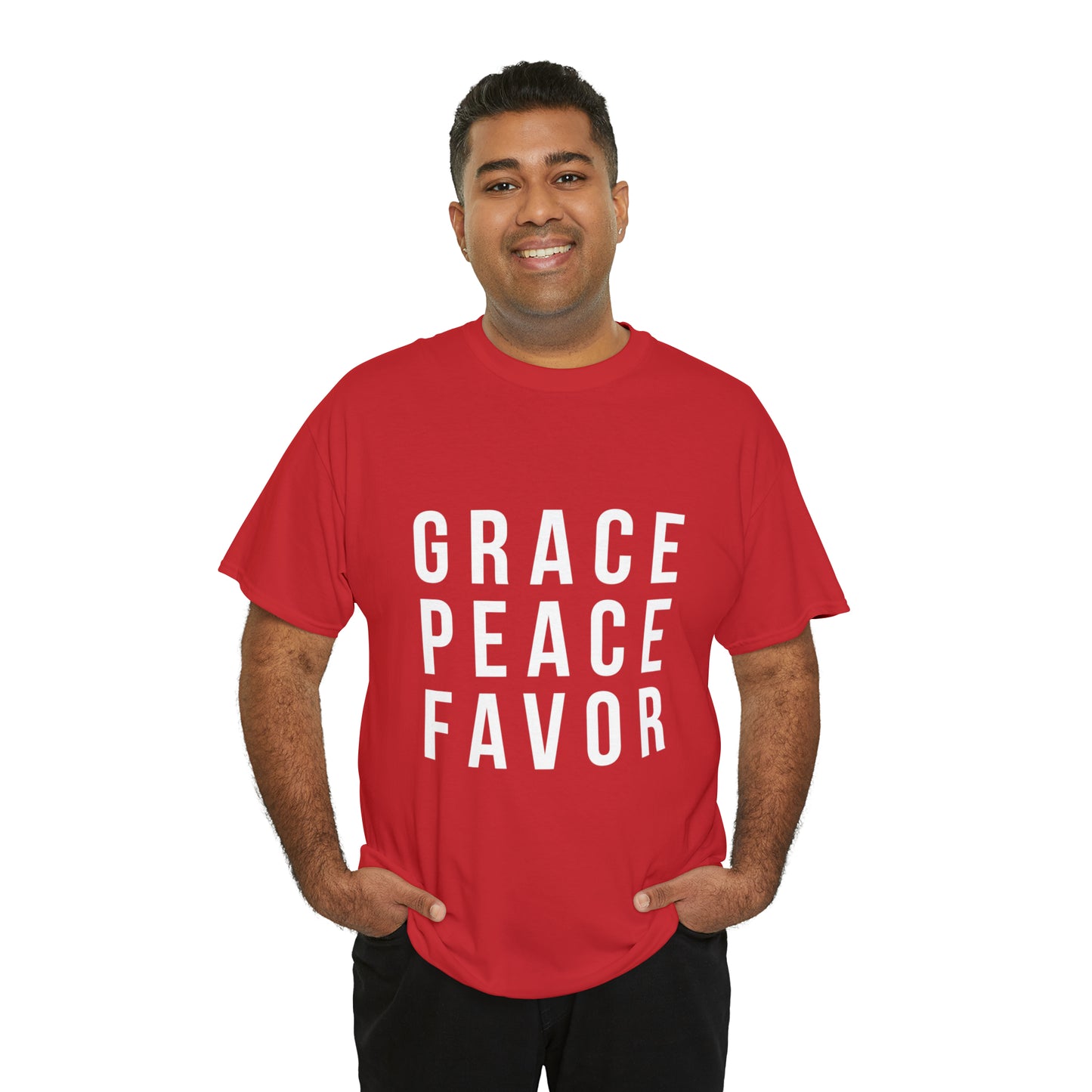 “The Inspire Wear” Unisex Heavy Cotton Tee “Red”