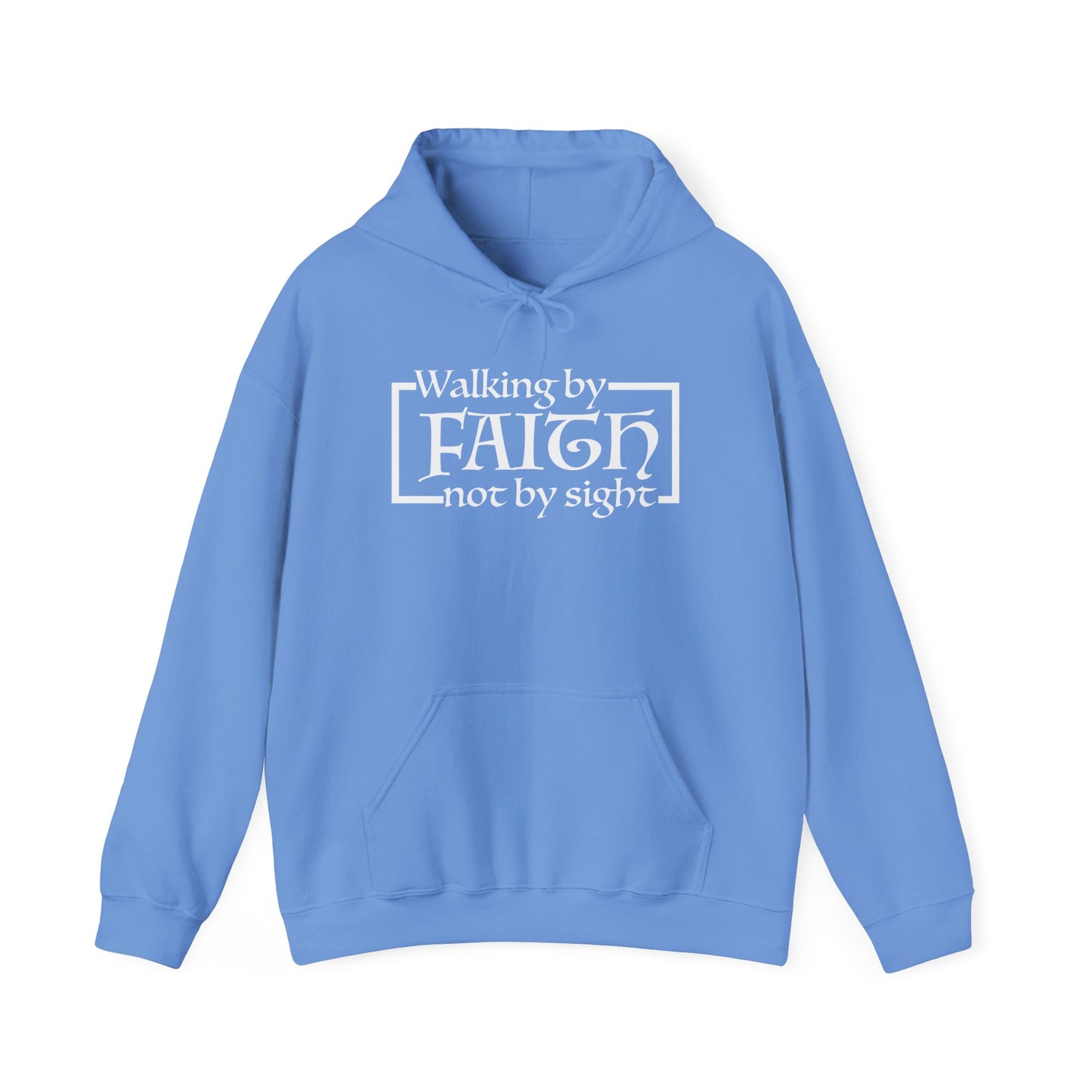 "The Inspire Wear" Hooded Sweatshirt Walking by Faith "Black"