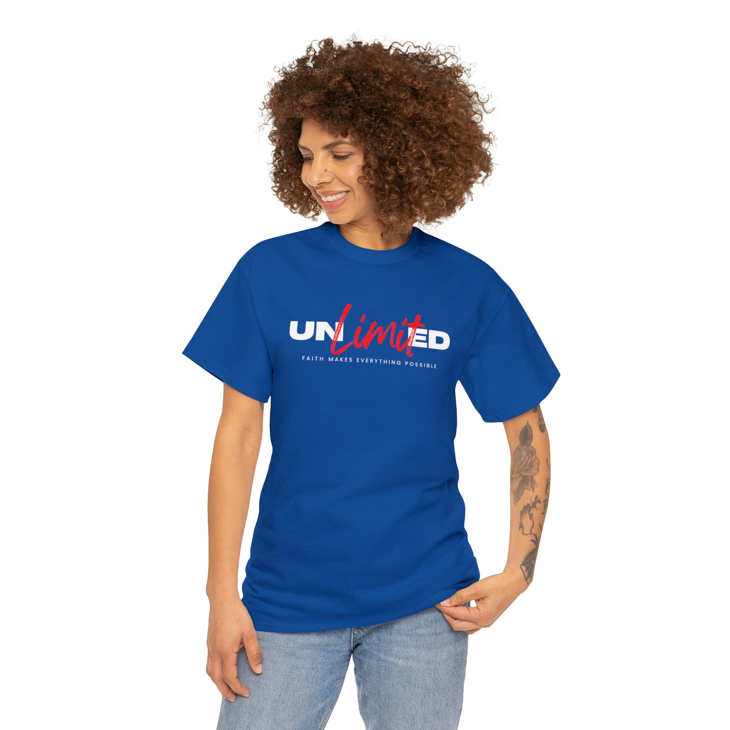 "The Inspire Wear" Unisex Heavy Cotton Tee "UNLIMITED"