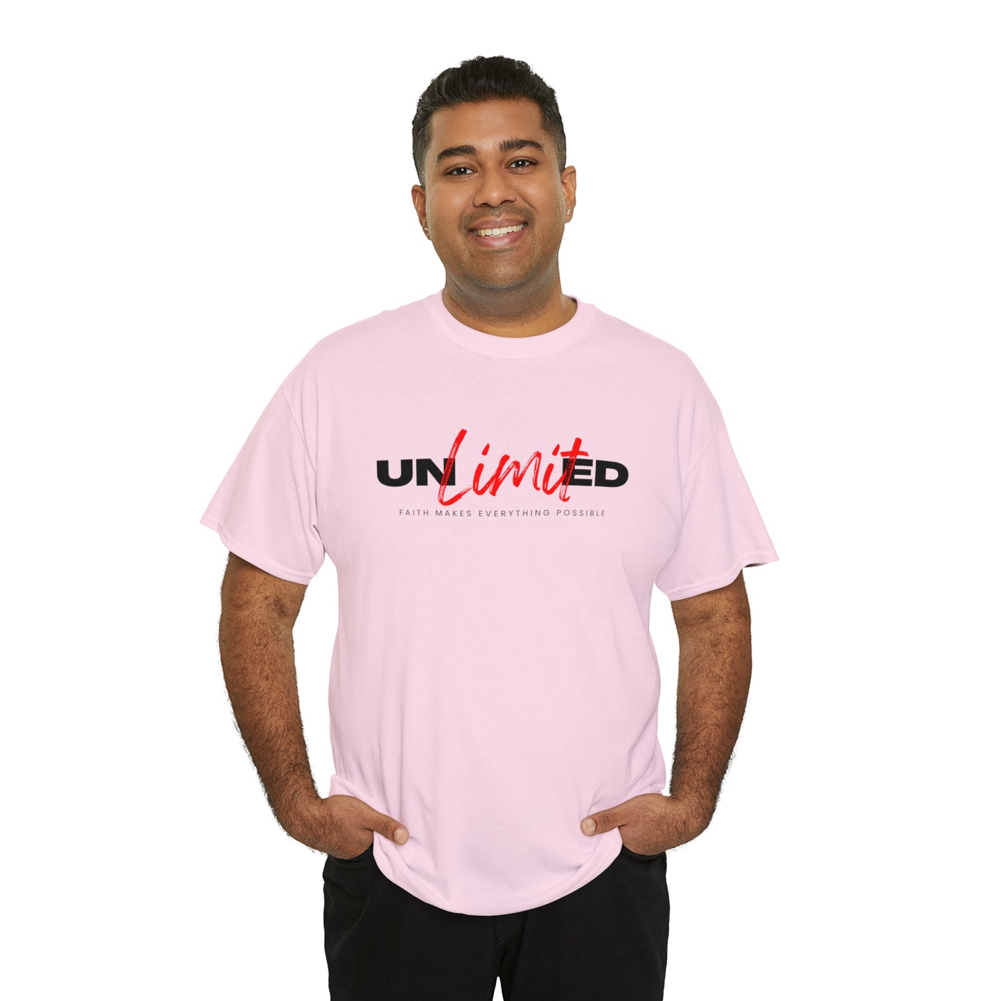 "The Inspire Wear" Unisex Heavy Cotton Tee Variant "UNLIMITED"