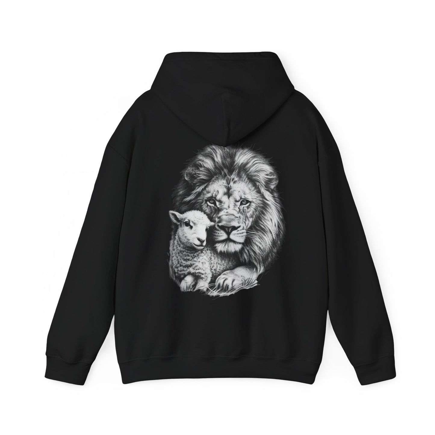 "The Inspire Wear" Hooded Sweatshirt King of Kings "Black"