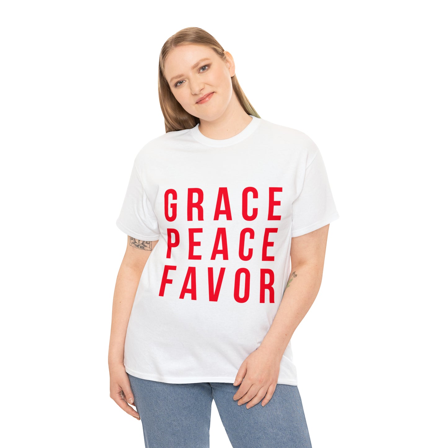 “The Inspire Wear” Unisex Heavy Cotton Tee “white” variant