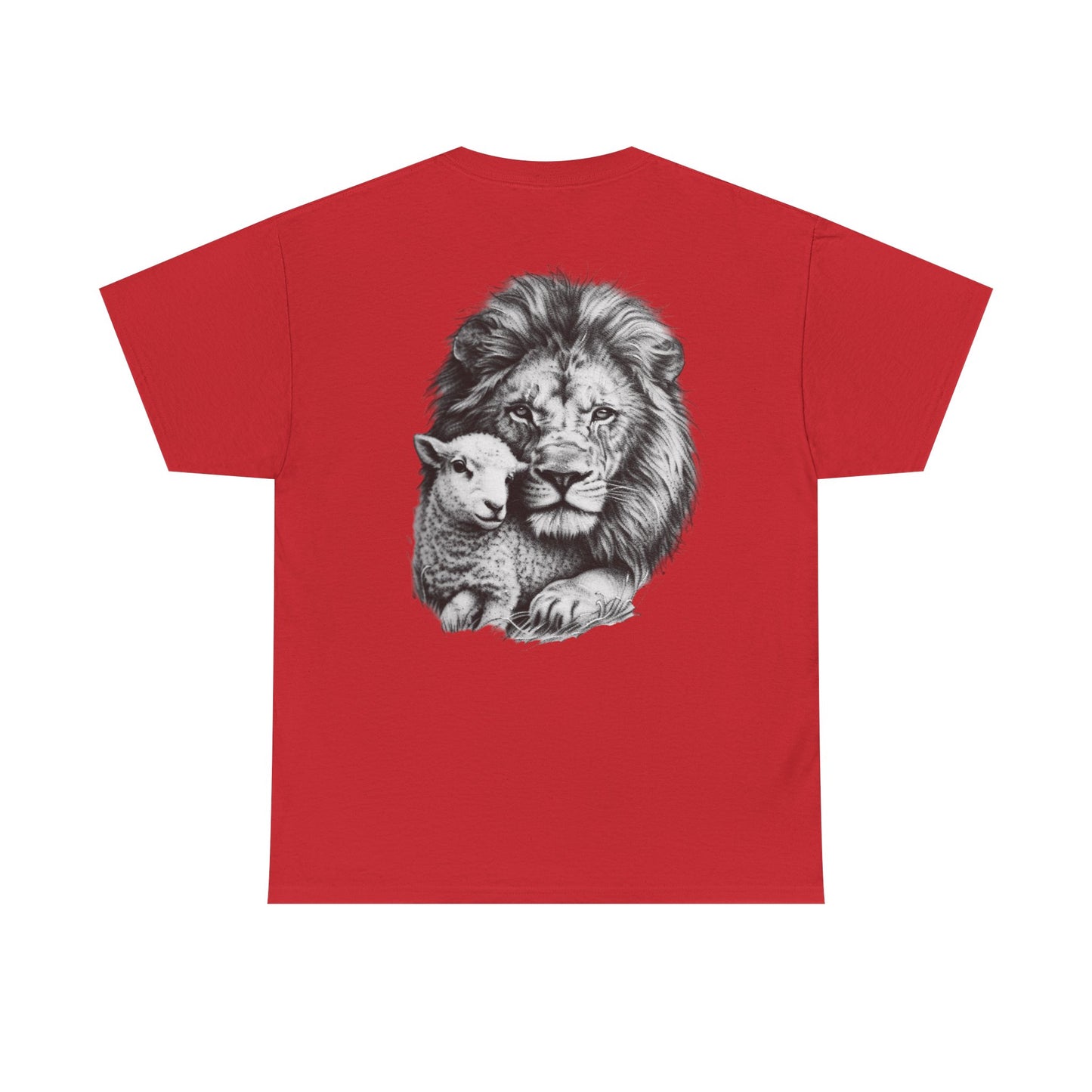 Jesus is King T-Shirt — Lion & Lamb Christian Faith Tee
