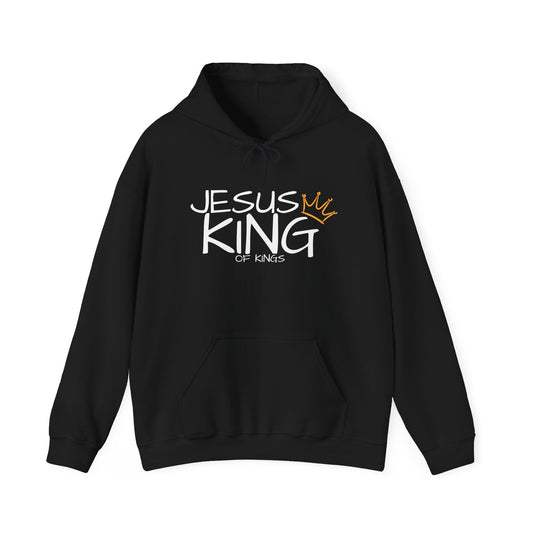 Jesus King Hoodie — Lion & Lamb Christian Pullover
