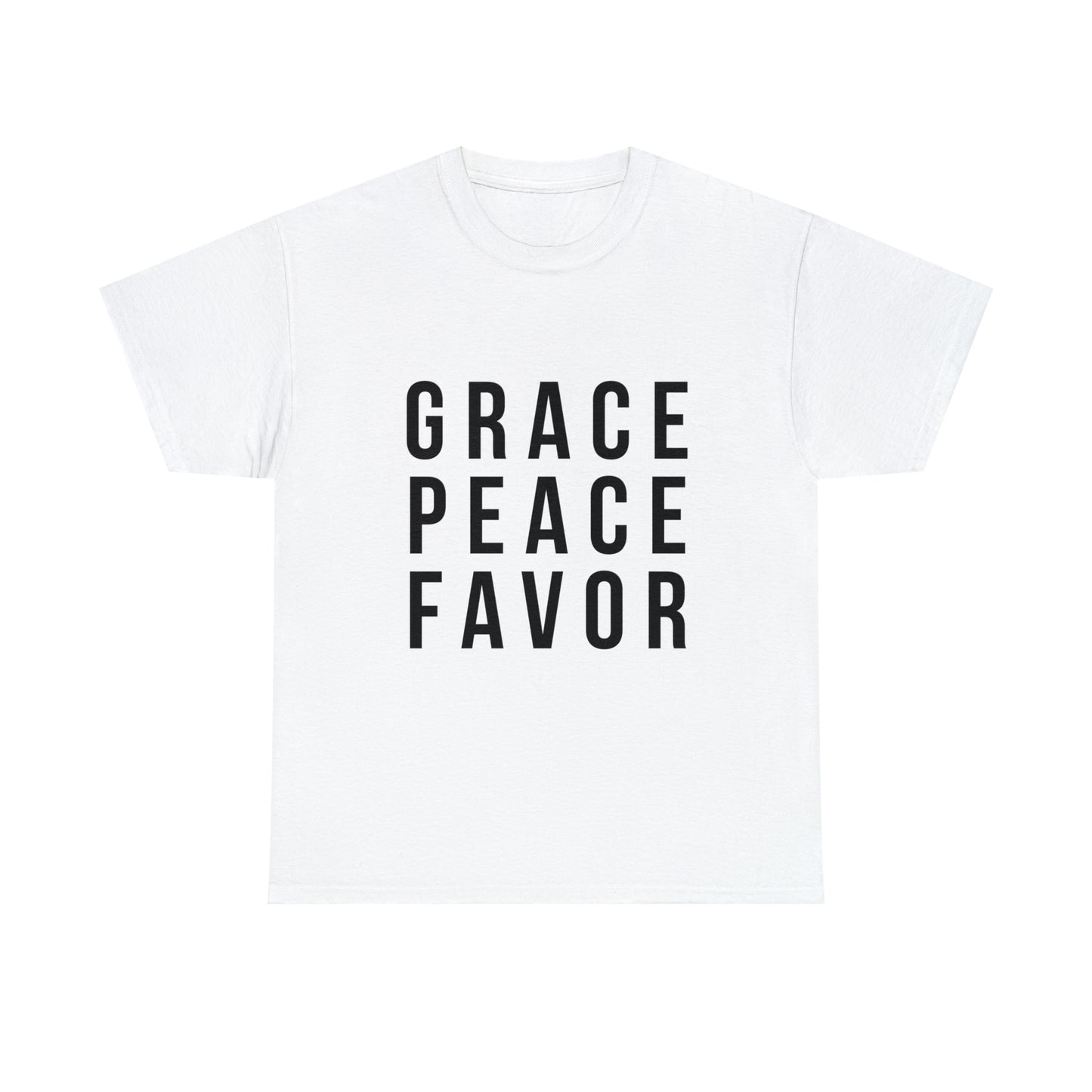 “The Inspire Wear” Unisex Heavy Cotton Tee Black on White