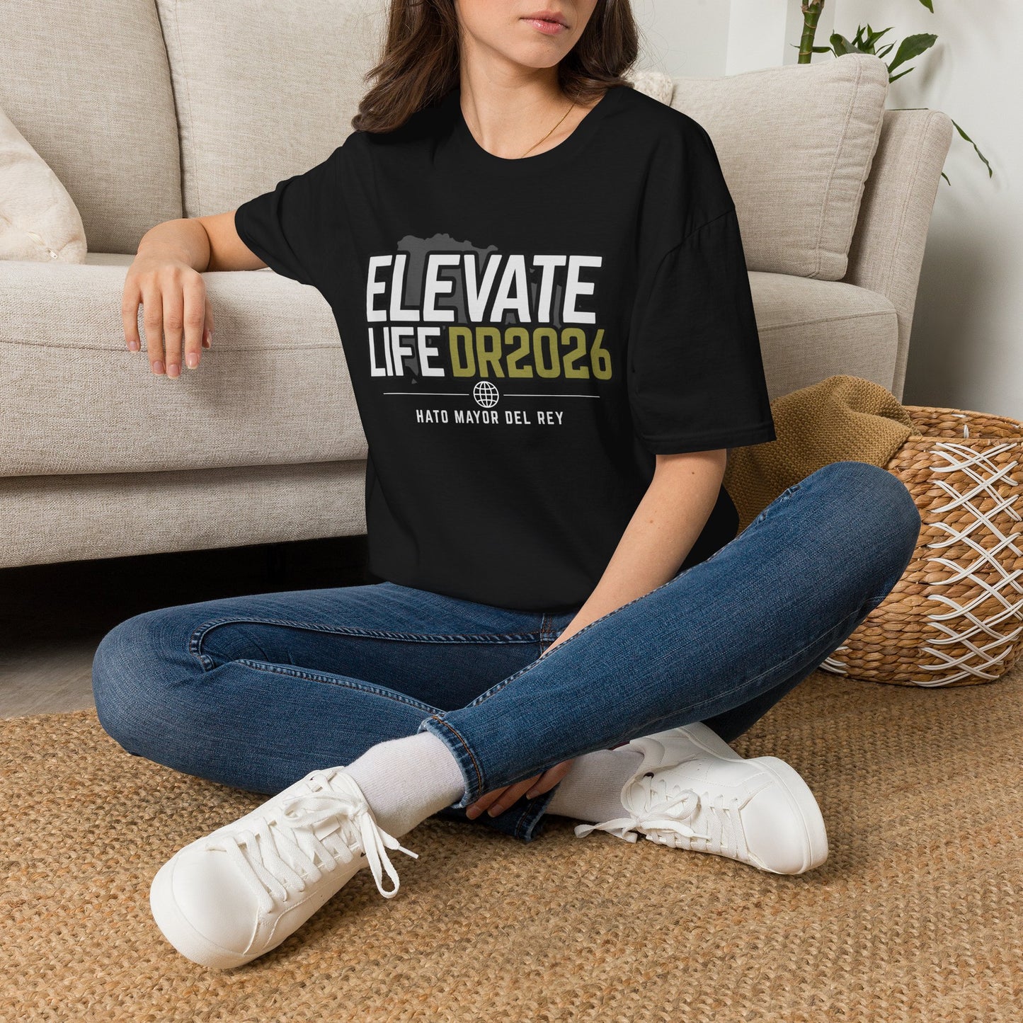 Elevate Life DR2026 T-Shirt — Campaign Slogan Tee