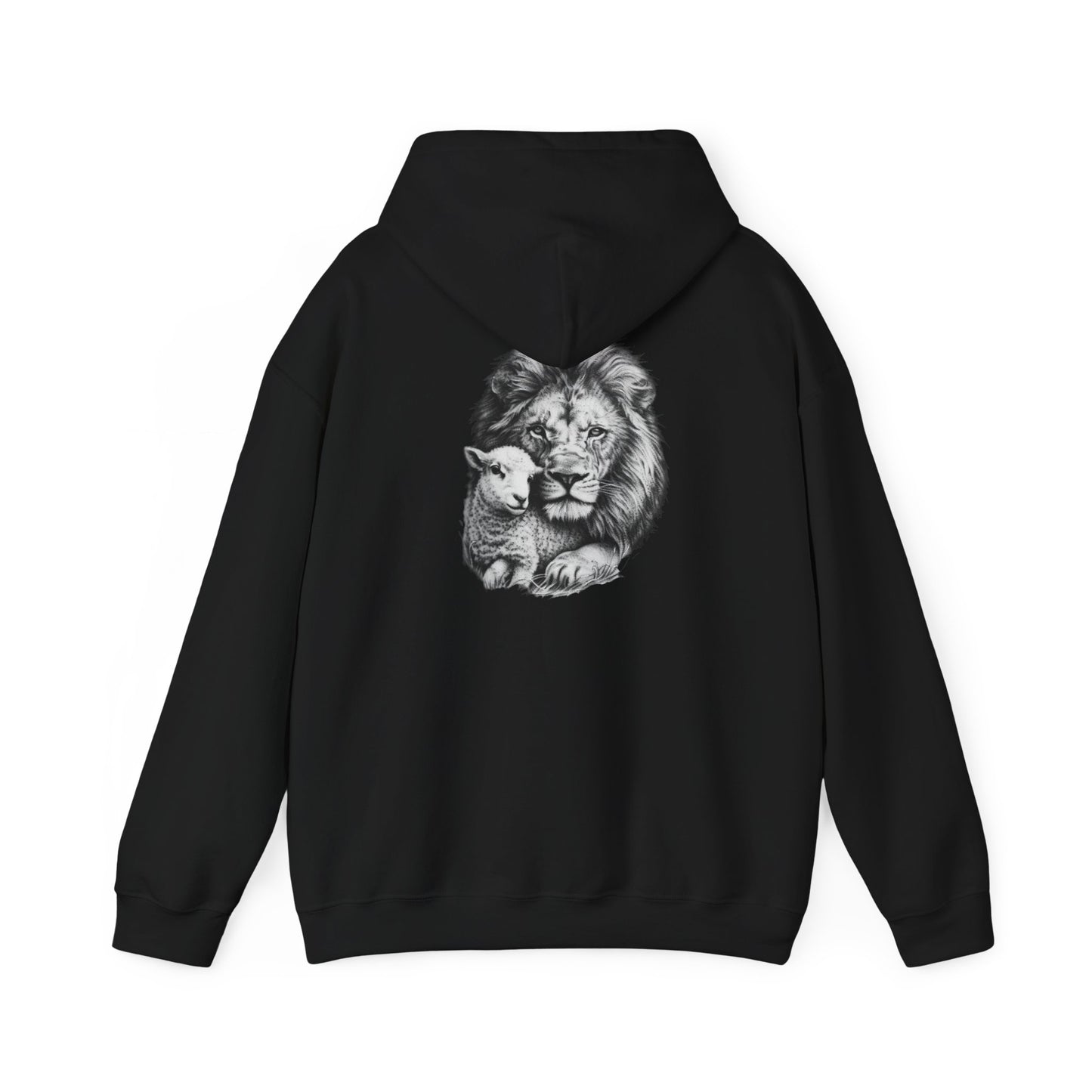 Jesus King Hoodie — Lion & Lamb Christian Pullover