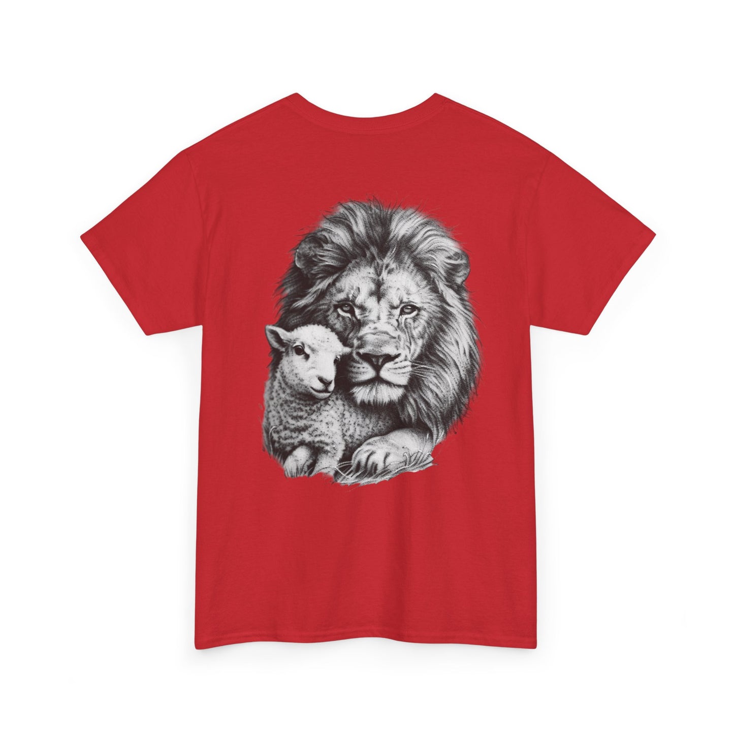 Jesus is King T-Shirt — Lion & Lamb Christian Faith Tee