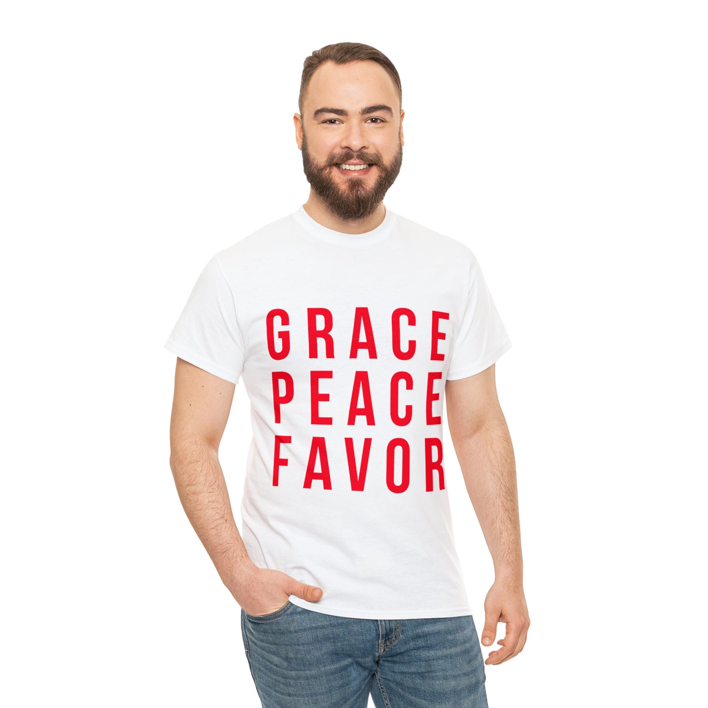 “The Inspire Wear” Unisex Heavy Cotton Tee “white” variant