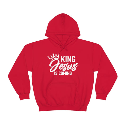 "The Inspire Wear" Hooded Sweatshirt King Jesus "Red"