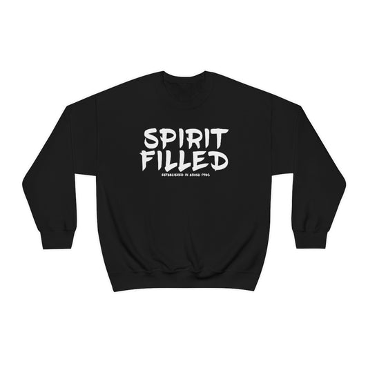 "The Inspire Wear" Crewneck Sweatshirt Spirit Filled "Black" Variant