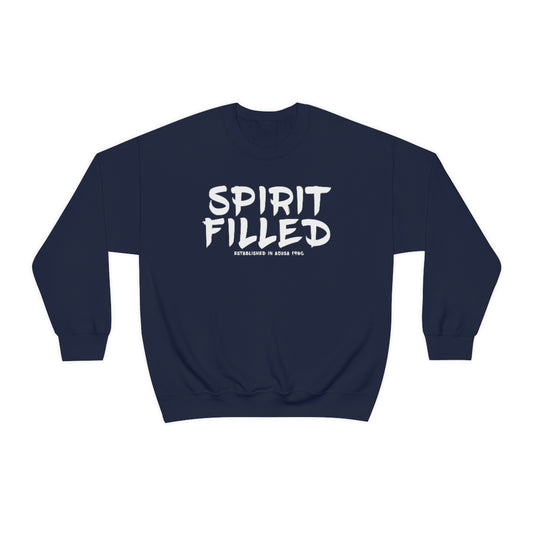 "The Inspire Wear" Crewneck Sweatshirt Spirit Filled "Navy"