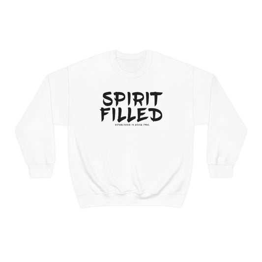 "The Inspire Wear" Crewneck Sweatshirt Spirit Filled "White" Variant