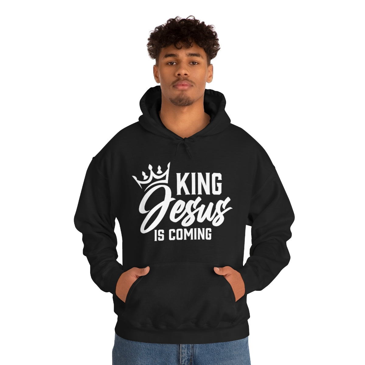 "The Inspire Wear" Hooded Sweatshirt King Jesus "Black" Variant