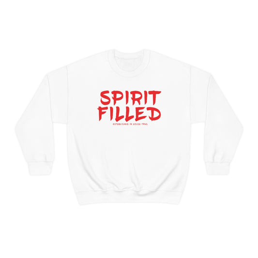 "The Inspire Wear" Crewneck Sweatshirt Spirit Filled "White"