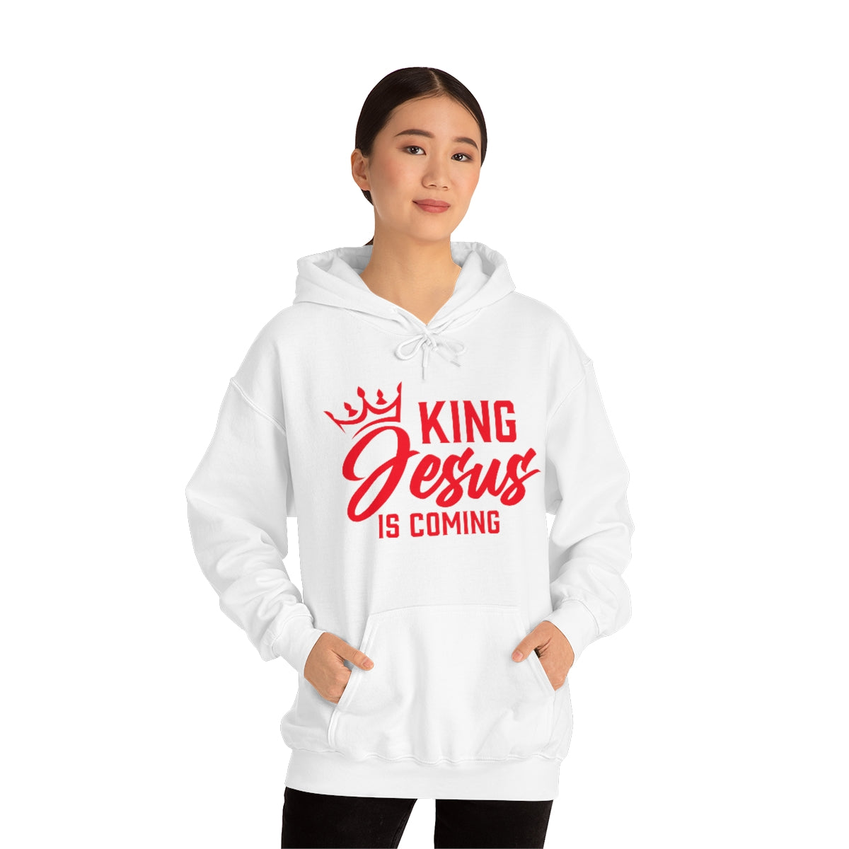 "The Inspire Wear" Hooded Sweatshirt King Jesus "White" Variant