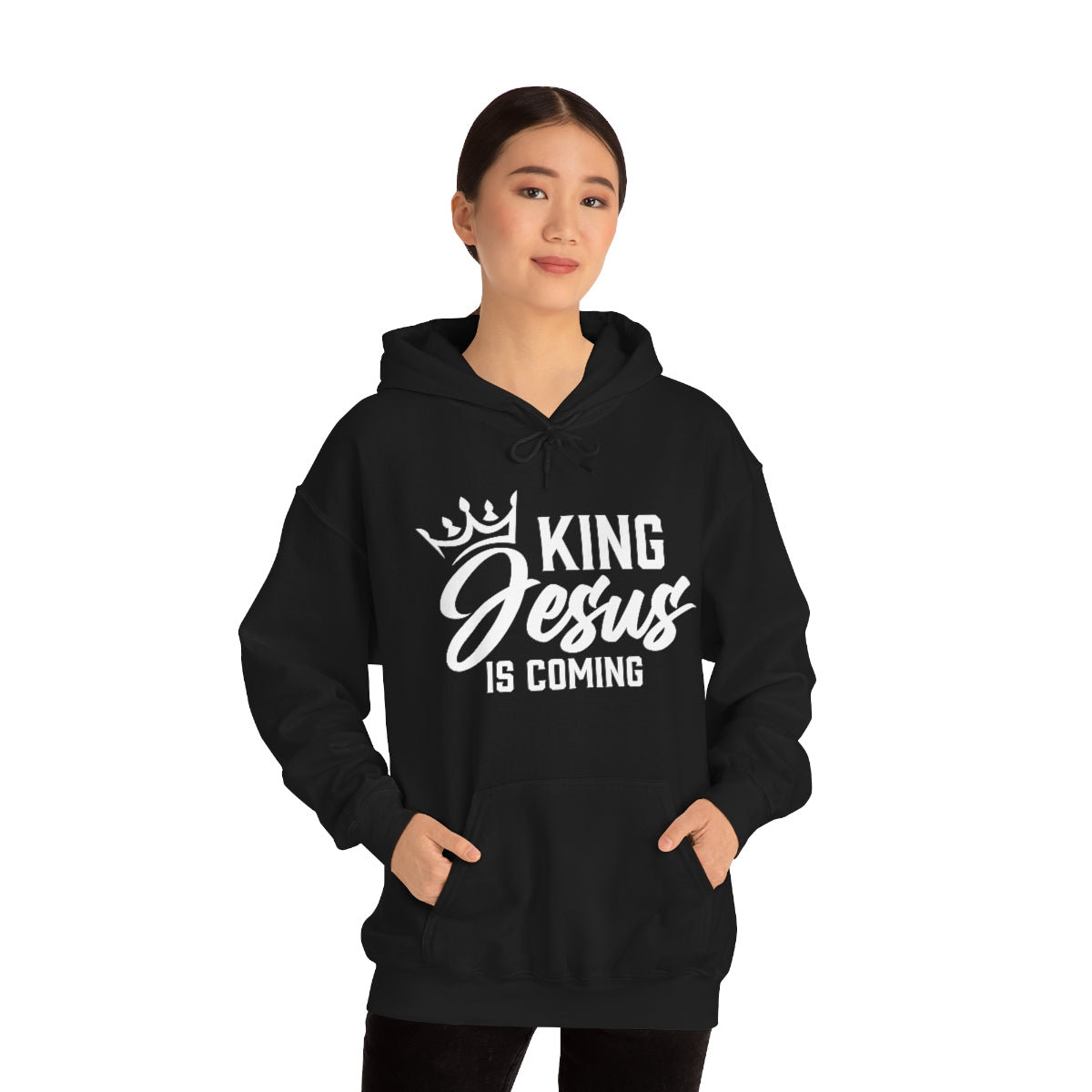 "The Inspire Wear" Hooded Sweatshirt King Jesus "Black" Variant