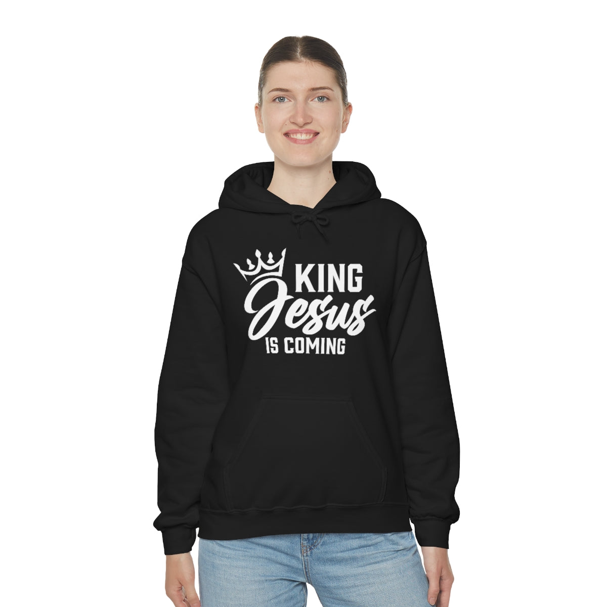 "The Inspire Wear" Hooded Sweatshirt King Jesus "Black" Variant